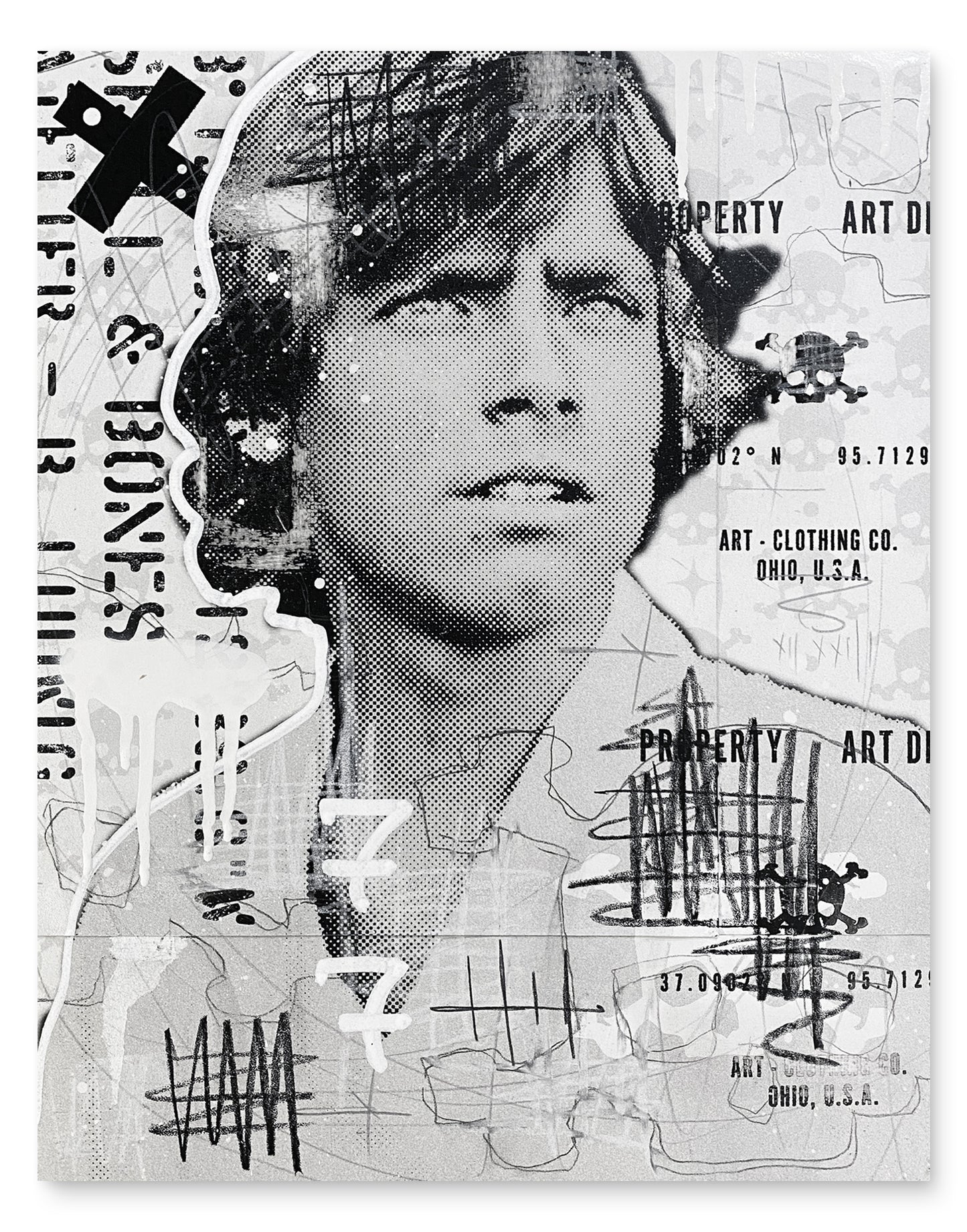 Luke Skywalker - Mixed Media on Paper