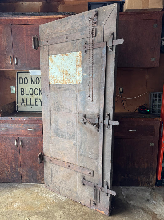 Vintage 1947 Industrial Fire Door — Paranormal History