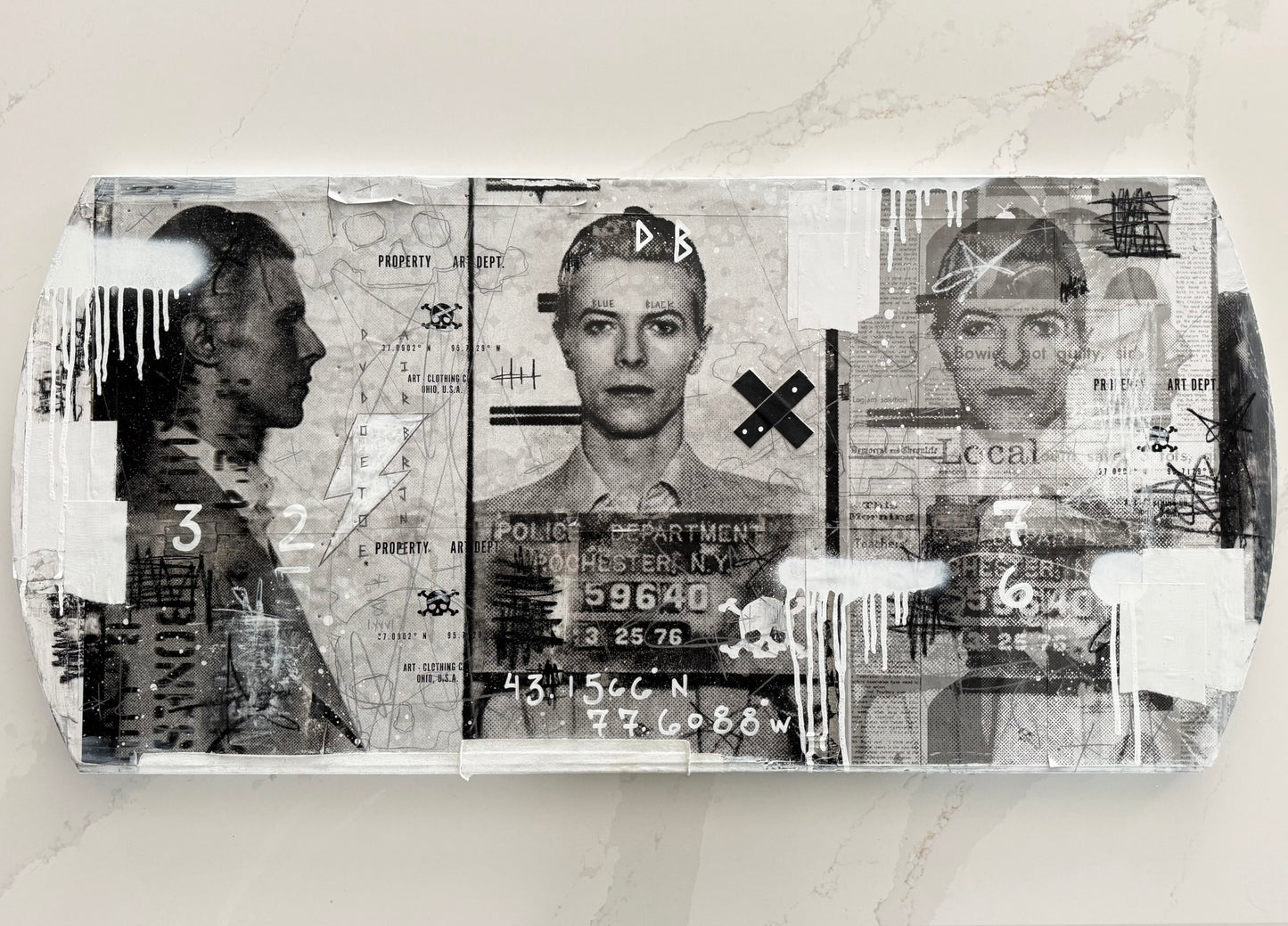 David Bowie Mugshot — I.XXVI