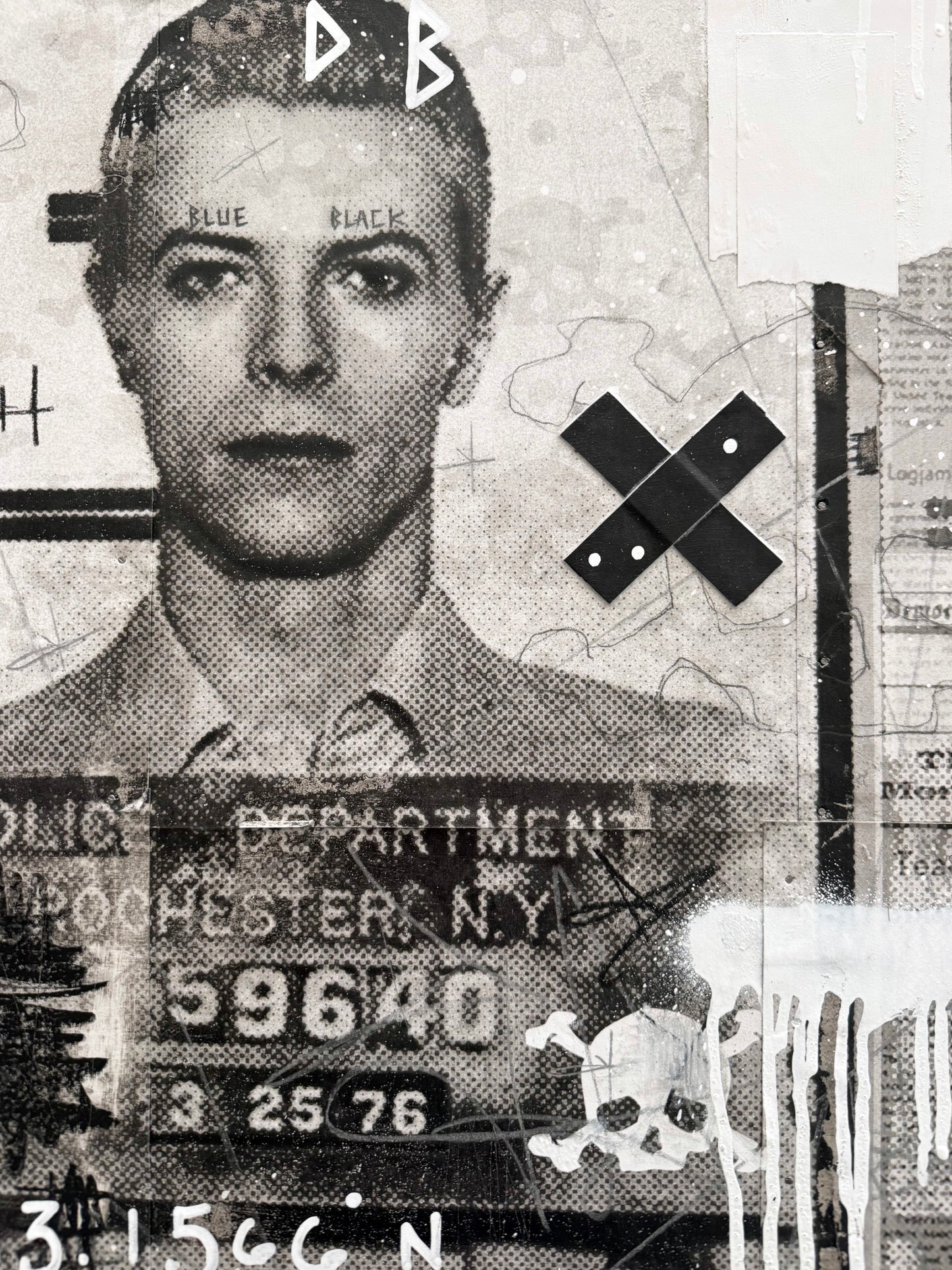 David Bowie Mugshot — I.XXVI
