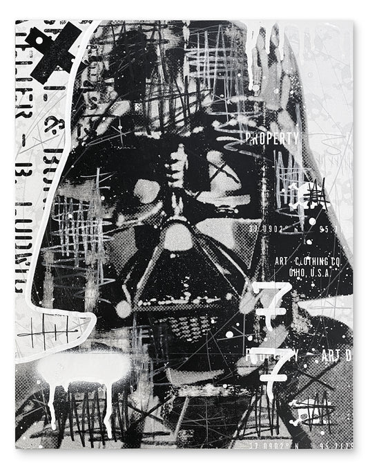 Darth Vader - Mixed Media on Paper