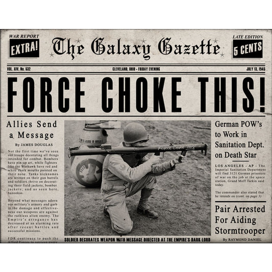 Force Choke This! - The Galaxy Gazette
