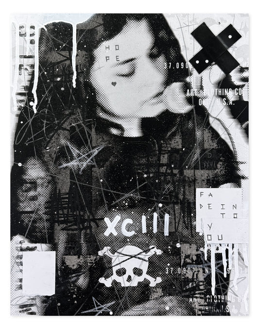 Hope Sandoval (Mazzy Star) - Mixed Media on Paper