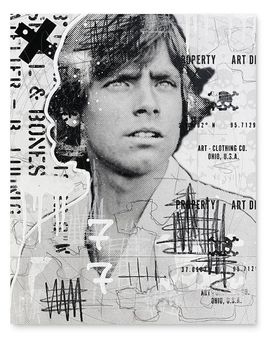Luke Skywalker - Mixed Media on Paper