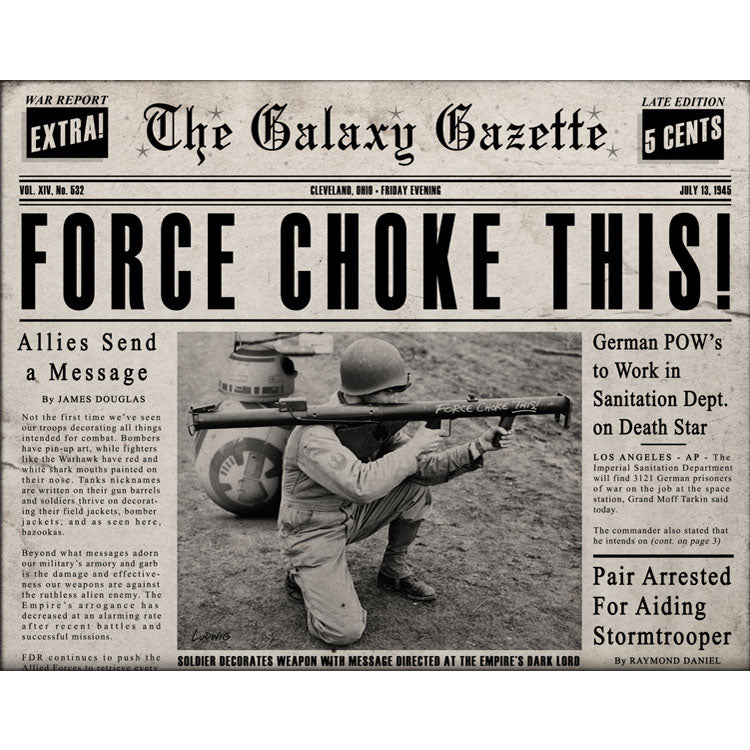 Force Choke This! - The Galaxy Gazette