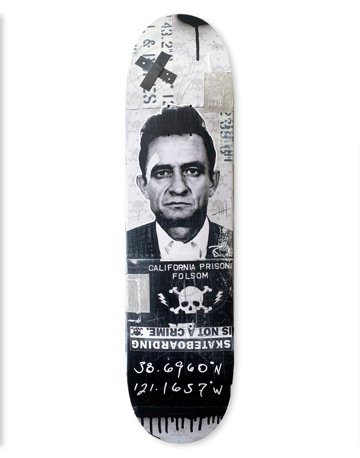 Johnny Cash Skate Deck // 8.22